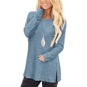 Women's Sweaters – Long Sleeve Tunic Tops, Perfect for Wearing with Leggings
